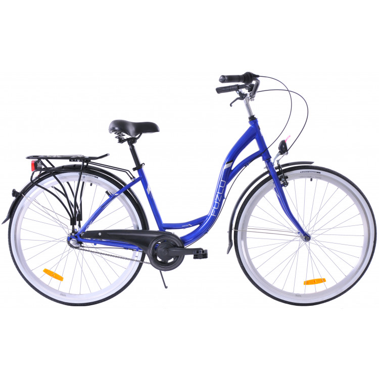 Mestský bicykel 28 Fuzlu Nevada S-3 Modrá